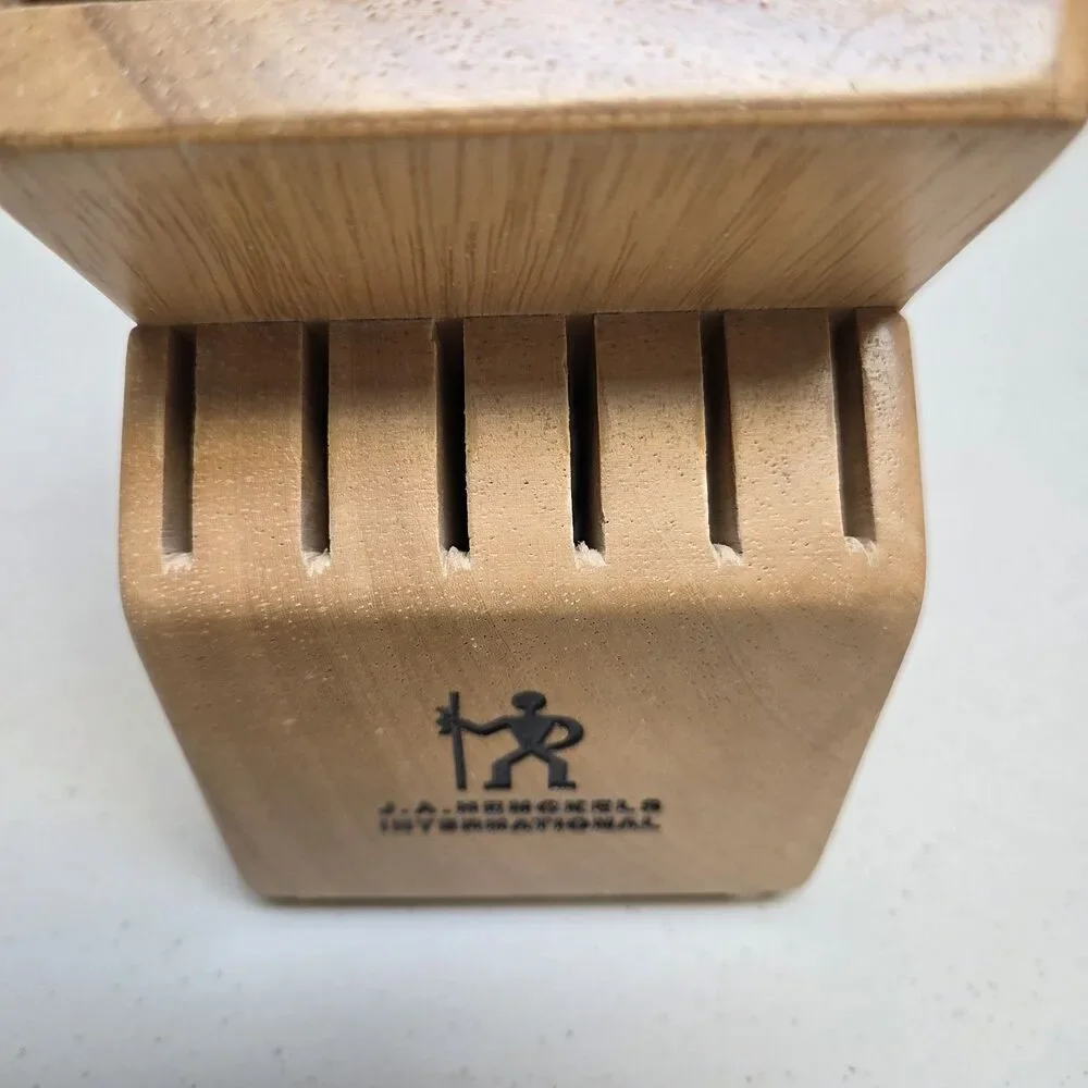 J.A. Henckels 12 Slot Wooden Knife Block